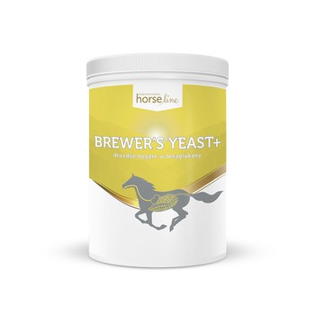 Brewer's Yeast+ - drożdże dla koni bogate w betaglukany HorselinePRO 1000g