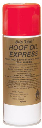 Hoof Oil Express Gold Label olej do kopyt w sprayu