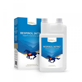 Respirol Intro+ - syrop na kaszel, pomocny w RAO i astmie HorseLinePRO 1000ml