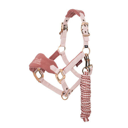 MINI VOGUE HEADCOLLAR & LEADROPE PINK QUARTZ