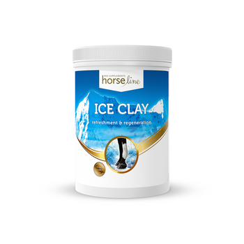 Ice Clay - naturalna glinka dla koni HorseLinePRO 1400ml