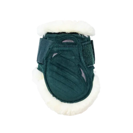 Ochraniacze skokowe z futerkiem tylne KENTUCKY Bamboo Elastic Velvet / dark green