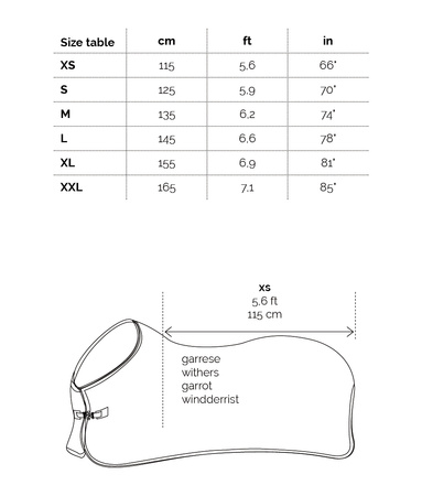 Derka stajenna 200g EQUILINE Atlanta / granatowa