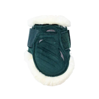 Ochraniacze skokowe z futerkiem tylne KENTUCKY Bamboo Elastic Velvet / dark green