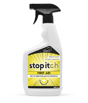 Płyn znoszący objawy alergii skórnych; na lipcówkę JUMP IT Stop Itch, 650ml