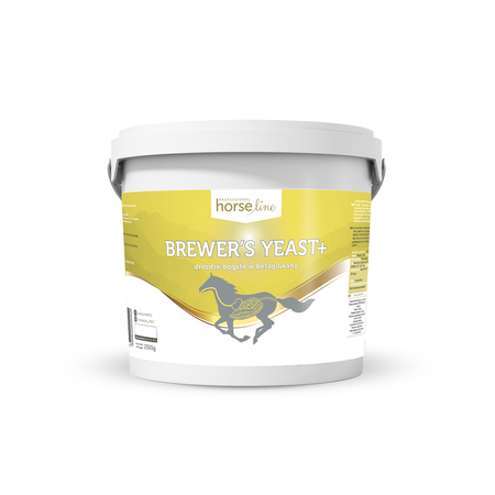 Brewer's Yeast+ - drożdże dla koni bogate w betaglukany HorselinePRO 2500g