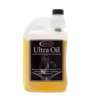 Omega Equine Ultra Oil - kwasy omega płynące z połączenia 5 olejów 1L