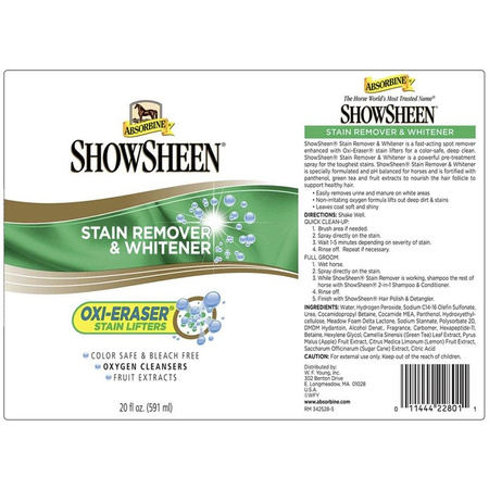 Wybielacz do sierści ABSORBINE ShowSheen Stain Remover & Whitener