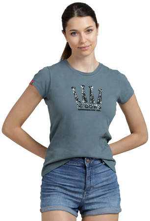 Koszulka SPOOKS Crown Sequin / dove blue