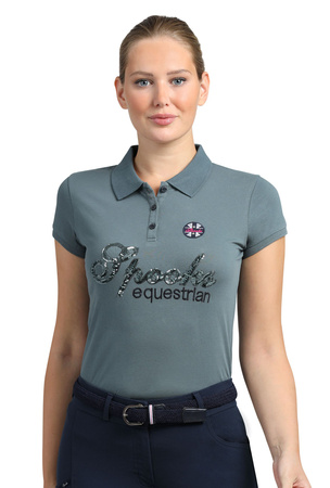 Koszulka polo SPOOKS Roxie Sequin / dove blue