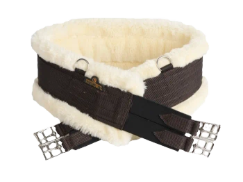 Popręg KENTUCKY Sheepskin / brązowy