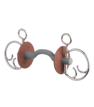 Kimblewick Bit with Tongue Port Snaffle, 140mm, soft