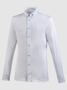 Męska koszula konkursowa EQODE by EQUILINE Dunkan / biała